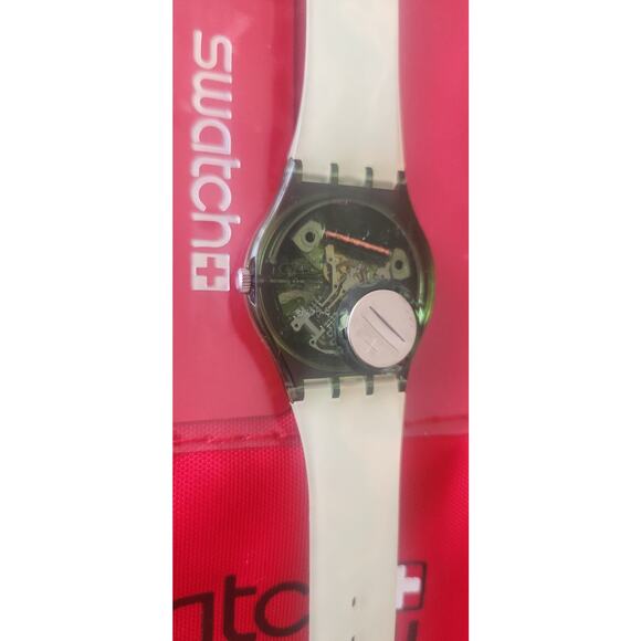 Swatch watch CRASH!!! GG111 1991 Standard Gents Designed by Massimo Giacon NOS - Picture 9 of 13